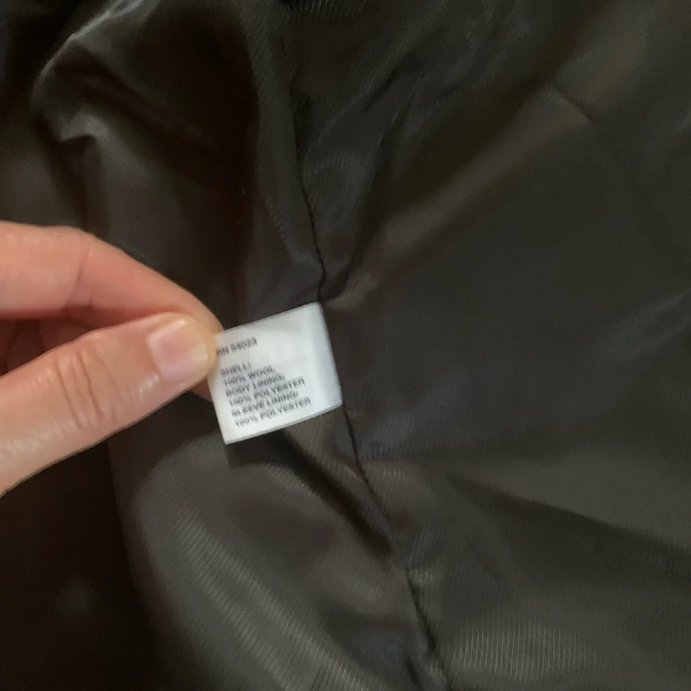 GAP Charcoal Herringbone Blazer - Picture 4 of 4